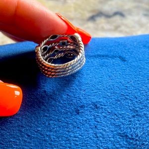 David Yurman Confetti Diamond 4-Row Ring